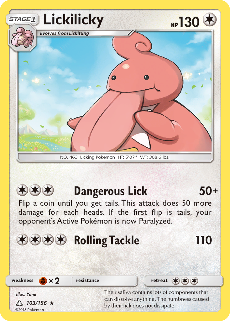 Lickilicky (103/156) [Sun & Moon: Ultra Prism] | Total Play
