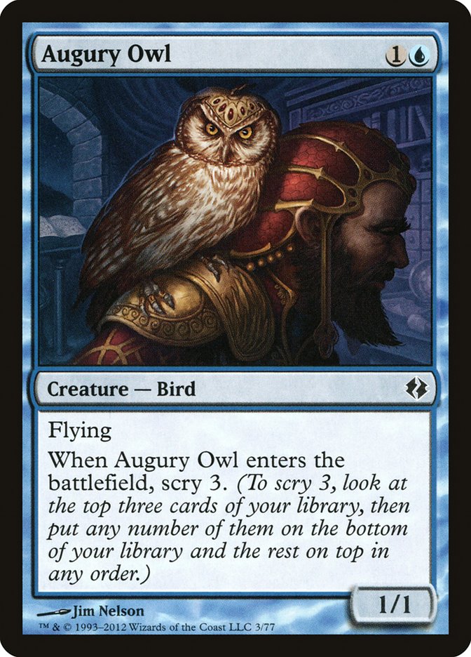 Augury Owl [Duel Decks: Venser vs. Koth] | Total Play