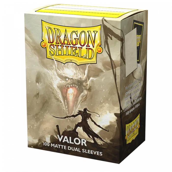 Dragon Shield: Standard 100ct Sleeves - Valor (Dual Matte) | Total Play
