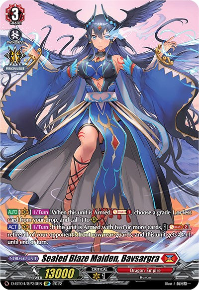 Sealed Blaze Maiden, Bavsargra (D-BT04/SP36EN) [Awakening of Chakrabarthi] | Total Play