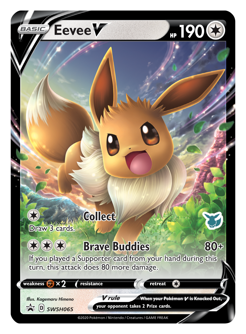 Eevee V (SWSH065) (Eevee Deck) [Battle Academy 2022] | Total Play