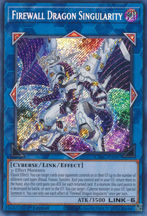 Firewall Dragon Singularity [CYAC-EN047] Secret Rare | Total Play