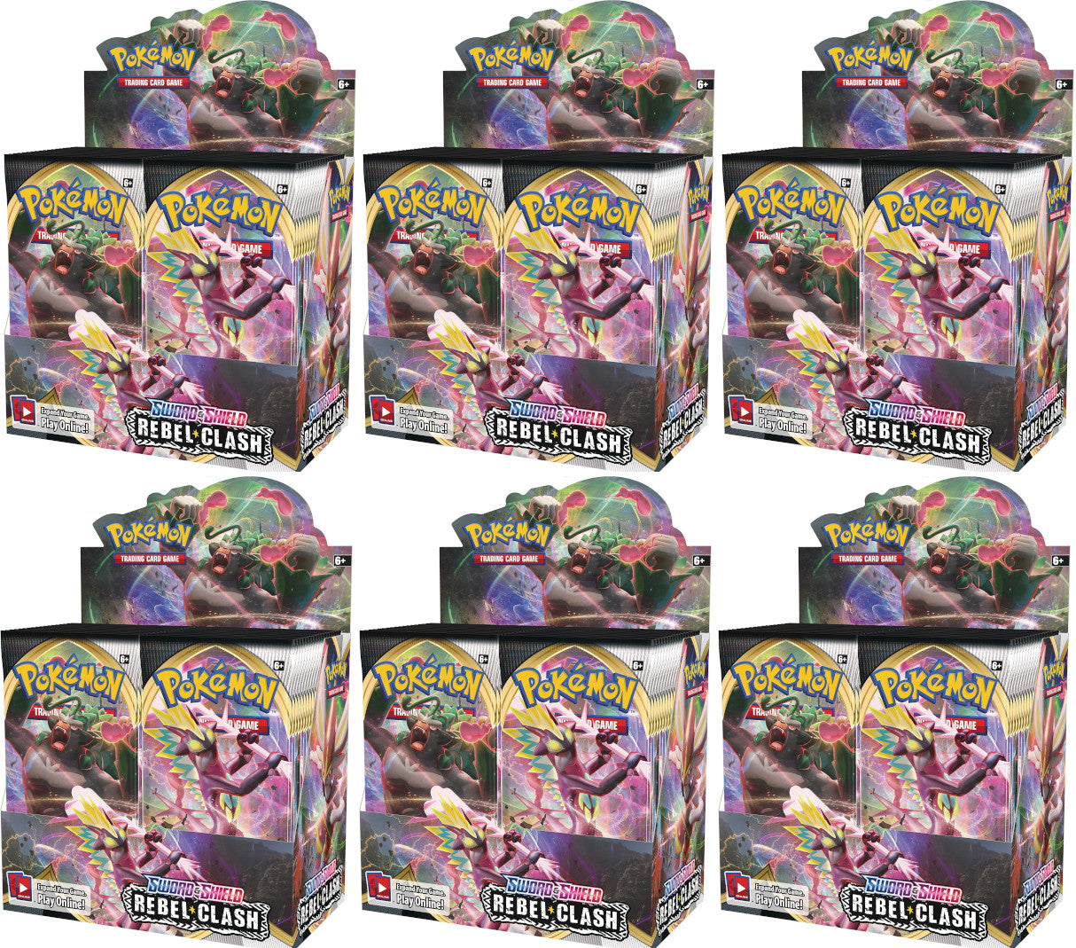 Sword & Shield: Rebel Clash - Booster Box Case | Total Play