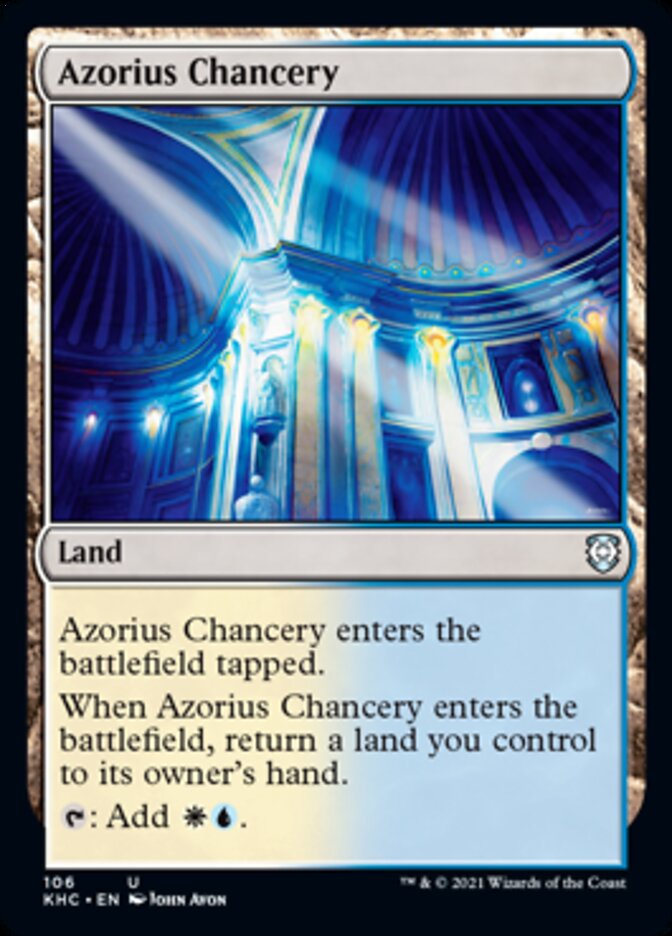 Azorius Chancery [Kaldheim Commander] | Total Play