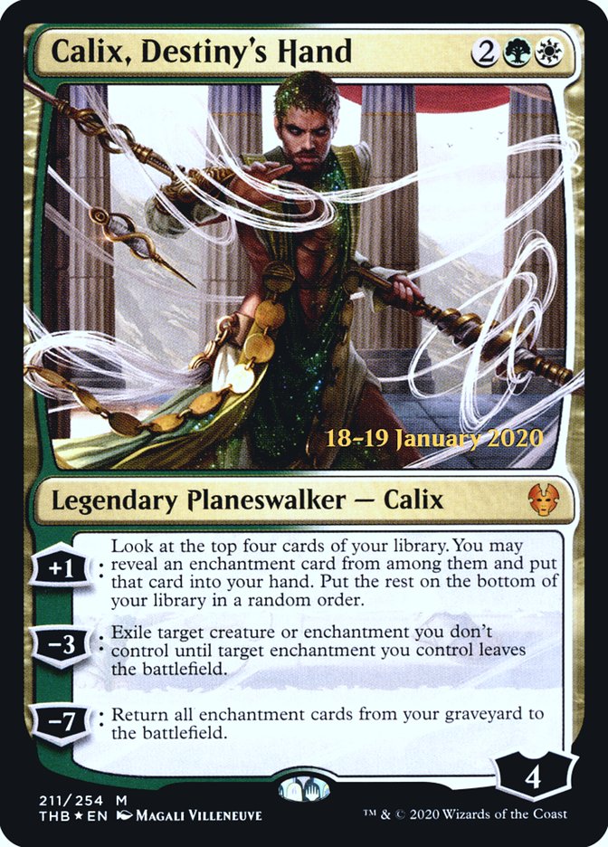 Calix, Destiny's Hand [Theros Beyond Death Prerelease Promos] | Total Play