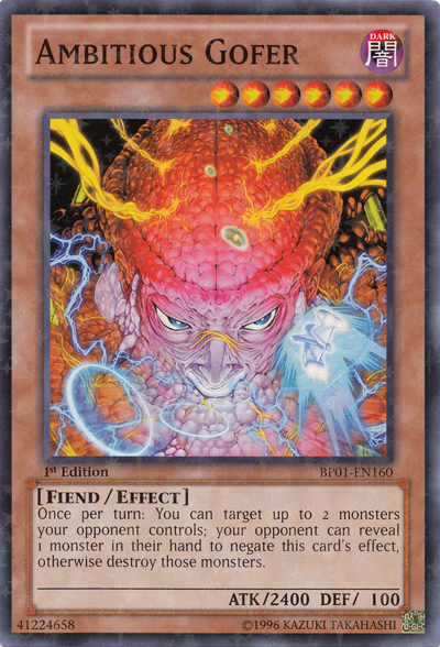 Ambitious Gofer [BP01-EN160] Starfoil Rare | Total Play