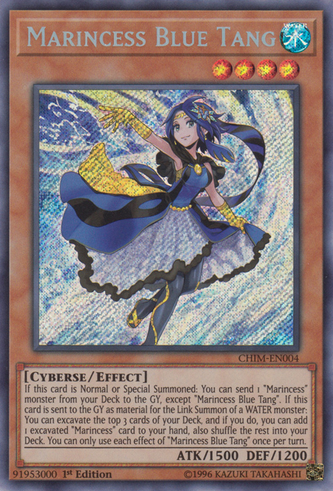 Marincess Blue Tang [CHIM-EN004] Secret Rare | Total Play