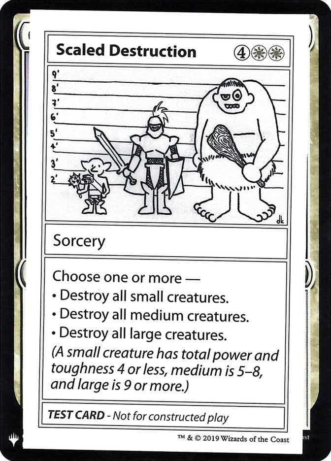 Scaled Destruction [Mystery Booster Playtest Cards] | Total Play
