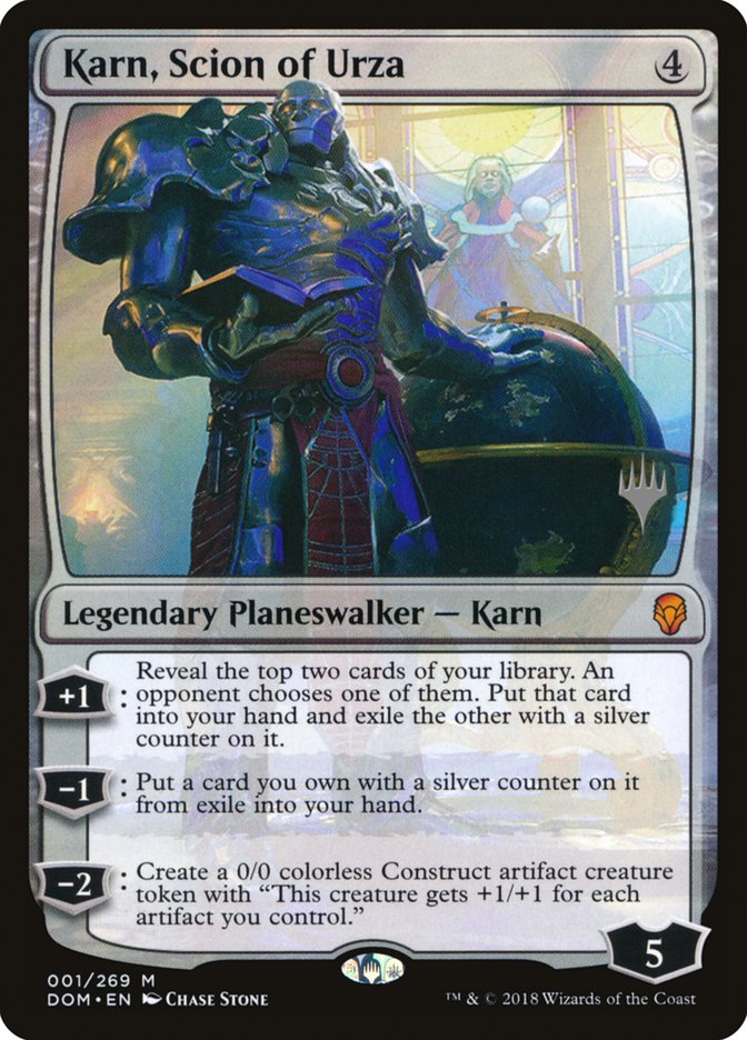 Karn, Scion of Urza (Promo Pack) [Dominaria Promos] | Total Play