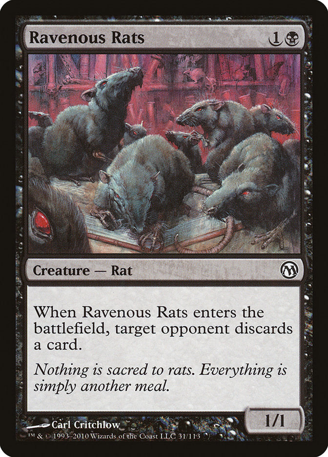 Ravenous Rats [Duels of the Planeswalkers] | Total Play