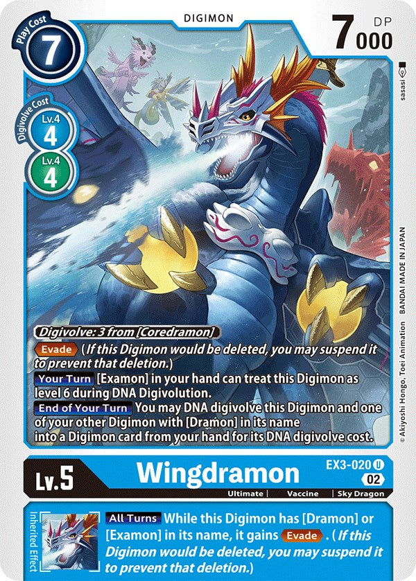 Wingdramon [EX3-020] [Draconic Roar] | Total Play