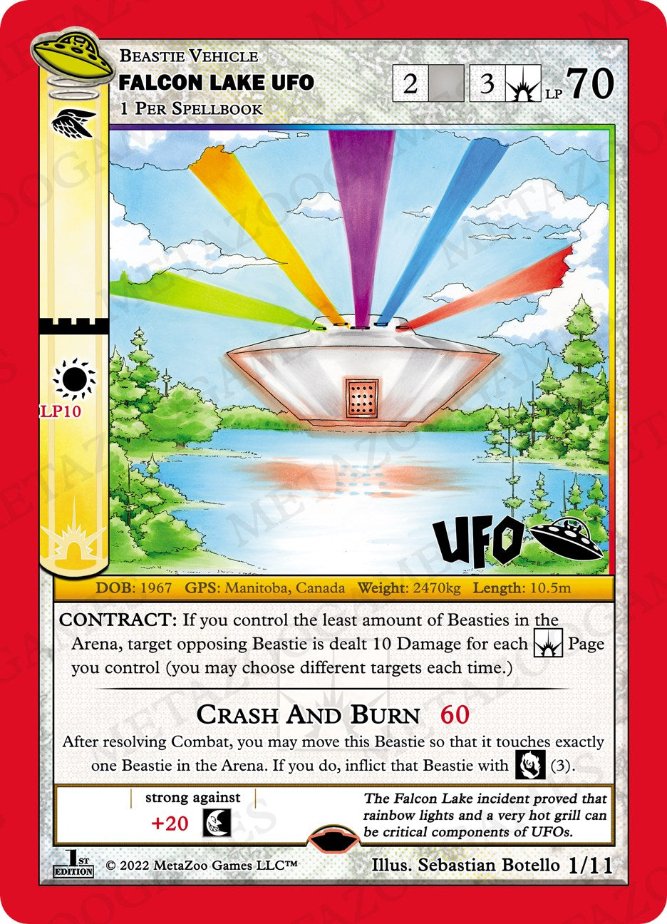 Falcon Lake UFO [Cryptid Nation: UFO First Edition Release Event Deck] | Total Play