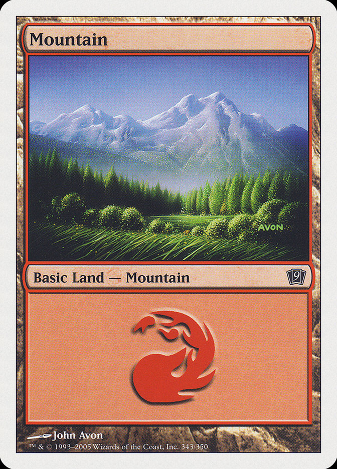 Mountain (343) [Ninth Edition] | Total Play