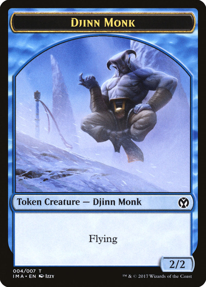 Djinn Monk Token [Iconic Masters Tokens] | Total Play