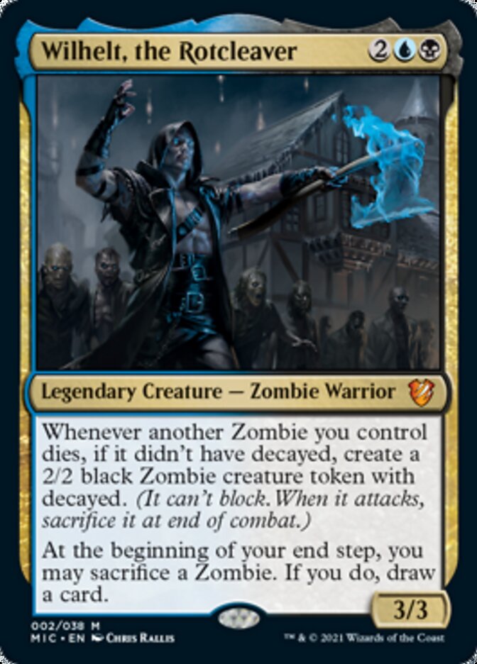 Wilhelt, the Rotcleaver (Display Commander) [Innistrad: Midnight Hunt Commander] | Total Play