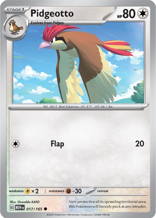 Pidgeotto (017/165) [Scarlet & Violet: 151] | Total Play