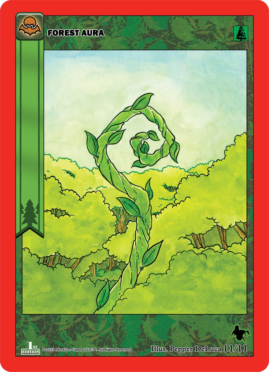 Forest Aura (Spider Grandmother) [Cryptid Nation: Nightfall First Edition Release Event Deck] | Total Play