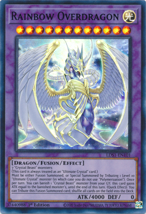 Rainbow Overdragon (Blue) [LDS1-EN101] Ultra Rare | Total Play