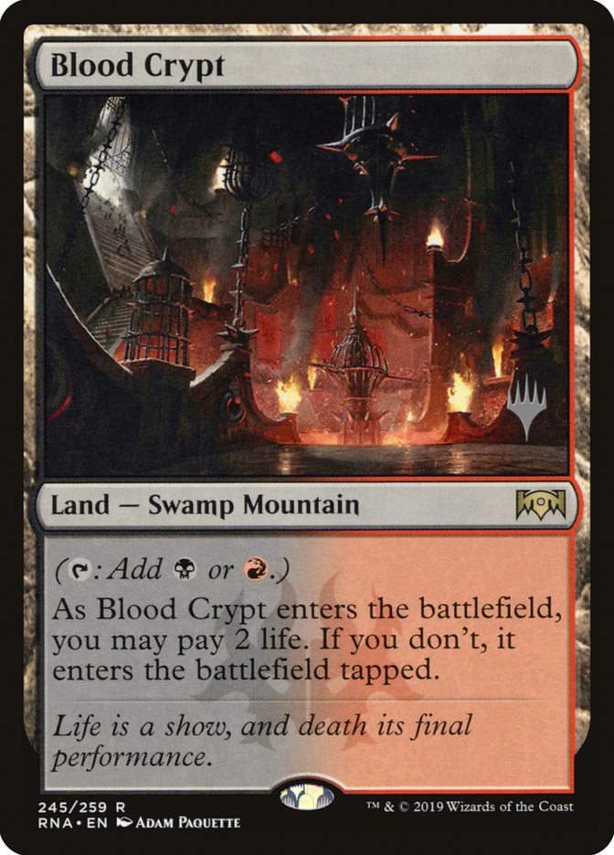 Blood Crypt (Promo Pack) [Ravnica Allegiance Promos] | Total Play