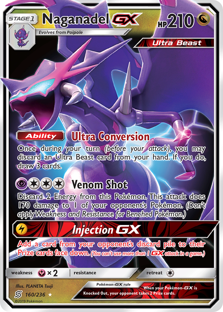 Naganadel GX (160/236) [Sun & Moon: Unified Minds] | Total Play