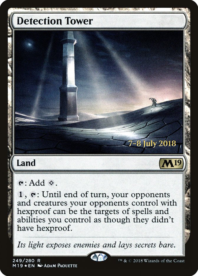 Detection Tower [Core Set 2019 Prerelease Promos] | Total Play