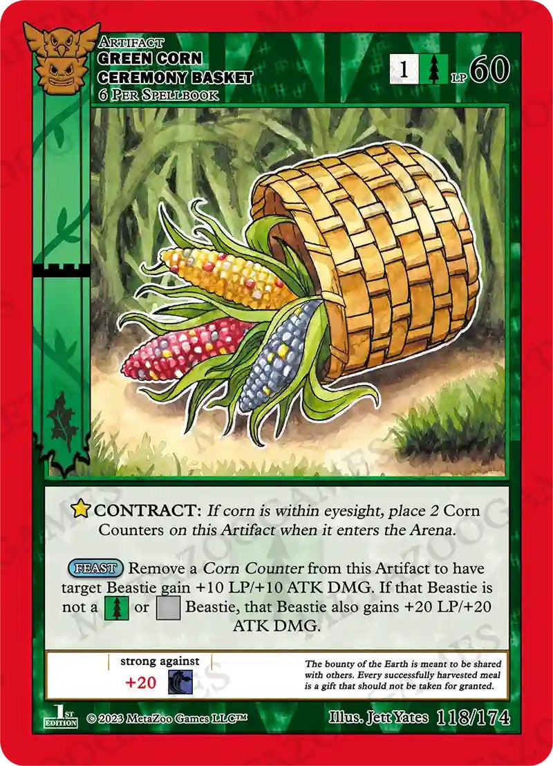 Green Corn Ceremony Basket [Native: First Edition] | Total Play