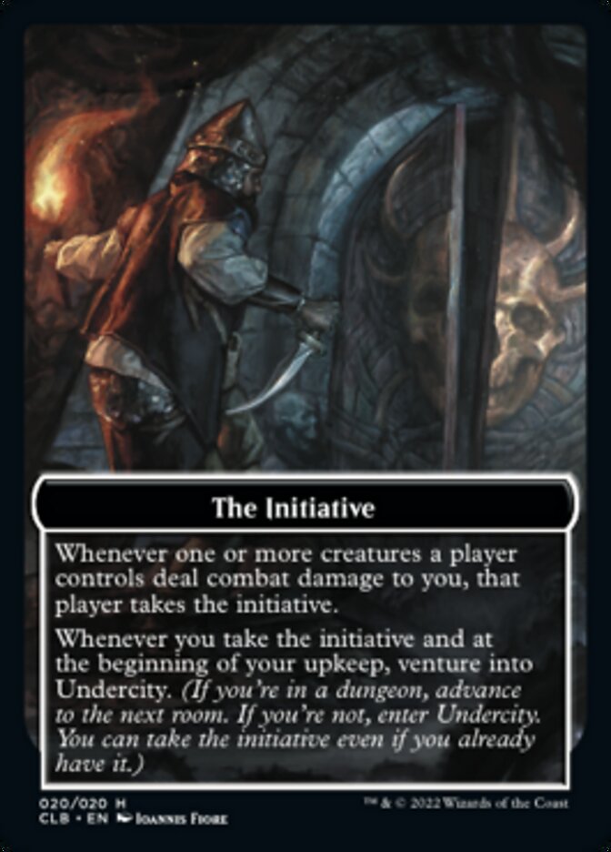 The Initiative // Undercity Double-Sided Token [Commander Legends: Battle for Baldur's Gate Tokens] | Total Play