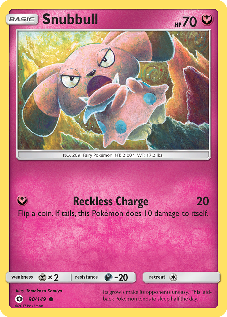 Snubbull (90/149) [Sun & Moon: Base Set] | Total Play