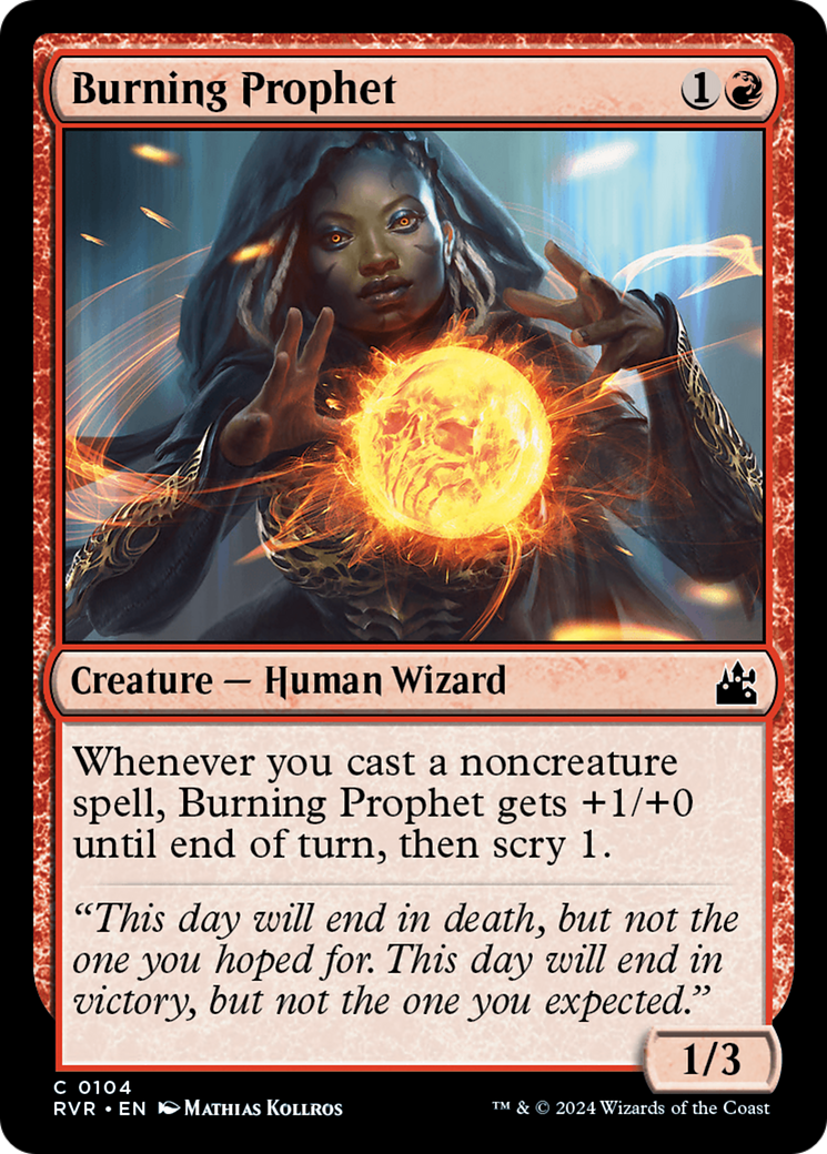 Burning Prophet [Ravnica Remastered] | Total Play