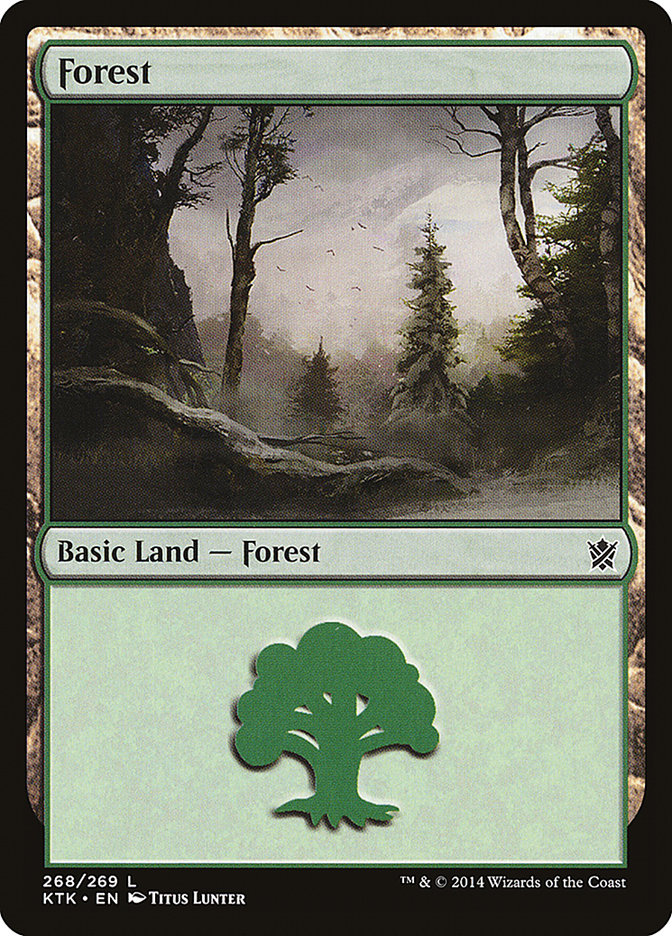 Forest (268) [Khans of Tarkir] | Total Play