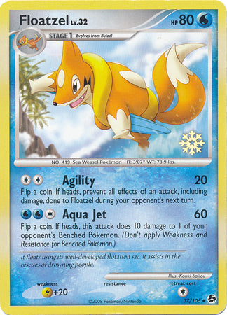 Floatzel (37/106) [Countdown Calendar Promos] | Total Play