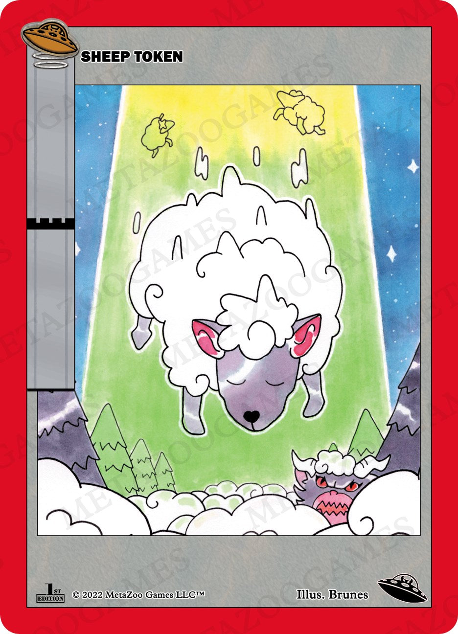 Sheep Token [Cryptid Nation: UFO First Edition] | Total Play