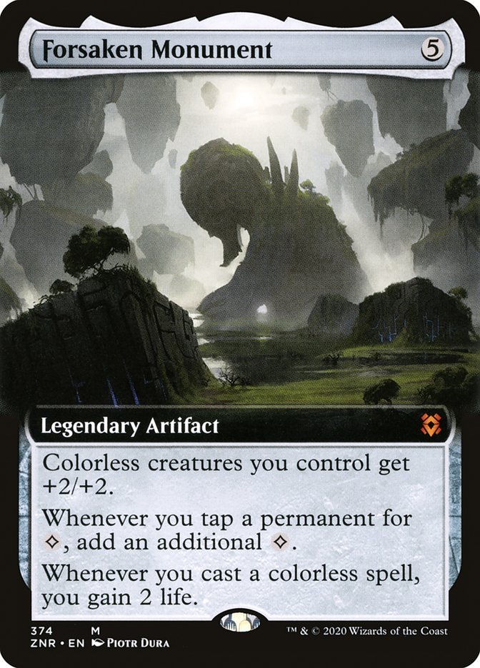 Forsaken Monument (Extended Art) [Zendikar Rising] | Total Play