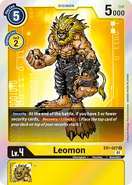 Leomon [EX1-027] [Classic Collection] | Total Play