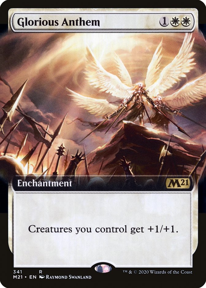 Glorious Anthem (Extended Art) [Core Set 2021] | Total Play