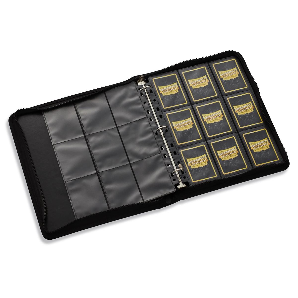 Dragon Shield: Card Codex Zipster Binder - Black (360 Slots) | Total Play