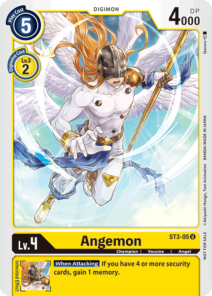Angemon [ST3-05] (Tamer Party) [Starter Deck: Heaven's Yellow Promos] | Total Play