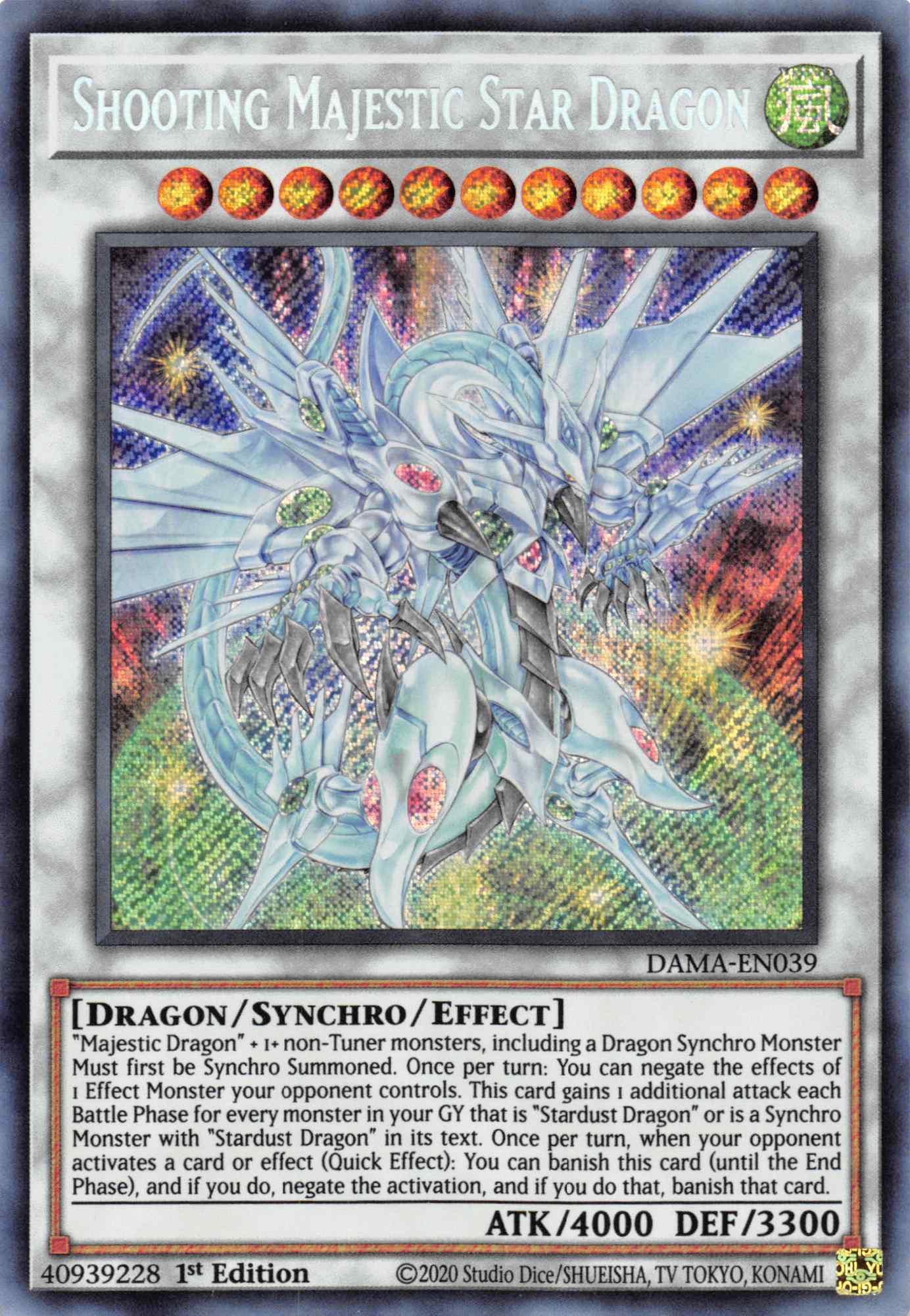 Shooting Majestic Star Dragon [DAMA-EN039] Secret Rare | Total Play