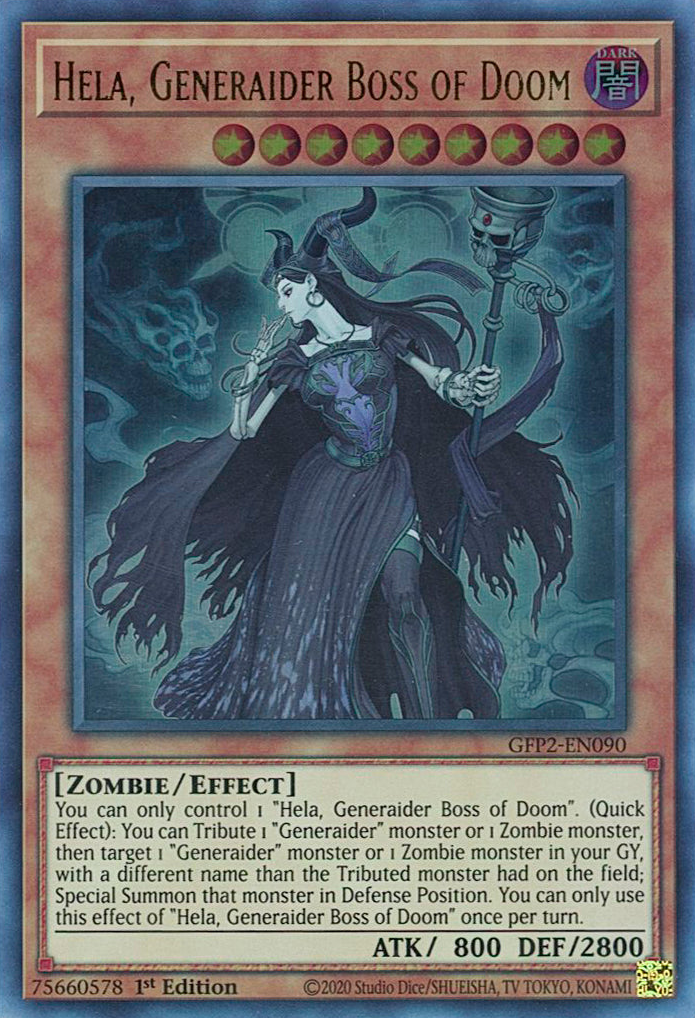 Hela, Generaider Boss of Doom [GFP2-EN090] Ultra Rare | Total Play