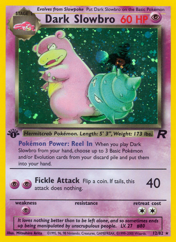 Dark Slowbro (12/82) [Team Rocket 1st Edition] | Total Play