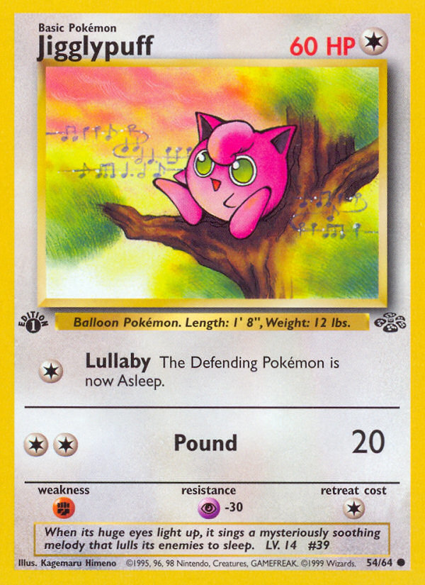 Jigglypuff (54/64) [Jungle 1st Edition] | Total Play