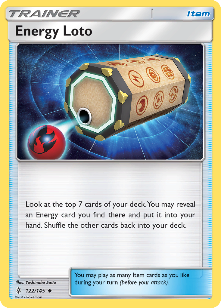 Energy Loto (122/145) [Sun & Moon: Guardians Rising] | Total Play