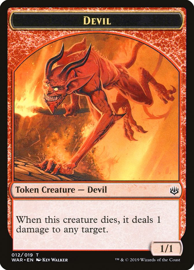 Devil Token [War of the Spark Tokens] | Total Play