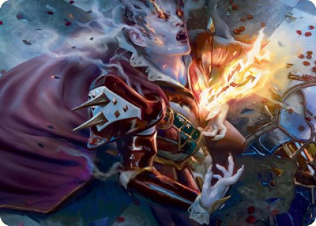 Flame-Blessed Bolt Art Card [Innistrad: Crimson Vow Art Series] | Total Play