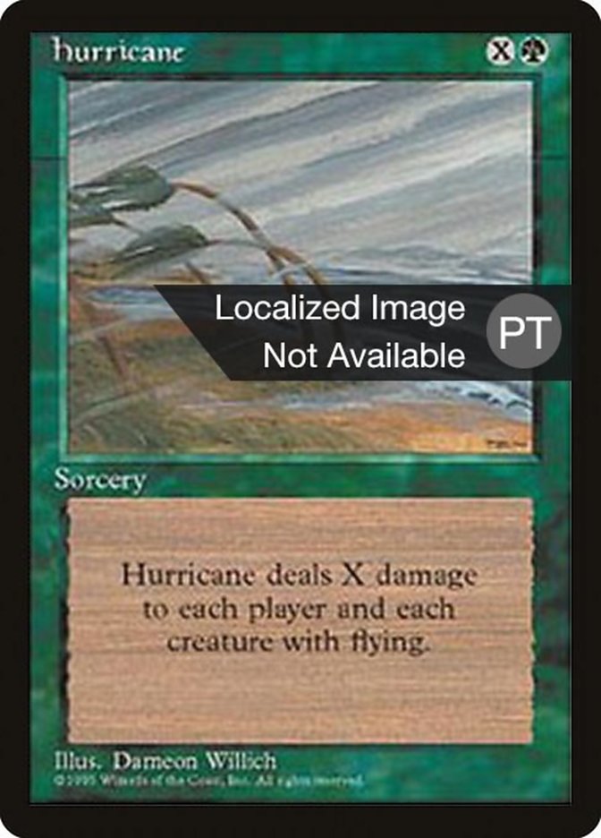 Hurricane [Fourth Edition (Foreign Black Border)] | Total Play
