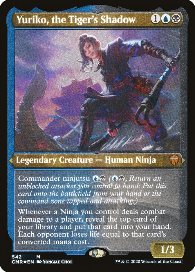 Yuriko, the Tiger's Shadow (Etched) [Commander Legends] | Total Play