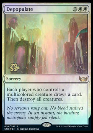 Depopulate [Streets of New Capenna Prerelease Promos] | Total Play