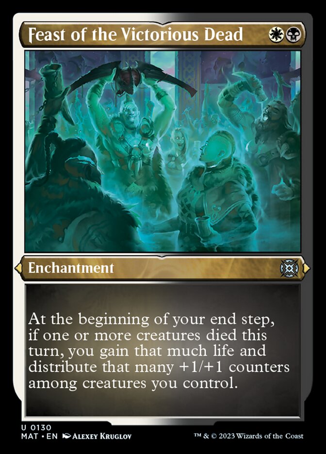 Feast of the Victorious Dead (Foil Etched) [March of the Machine: The Aftermath] | Total Play