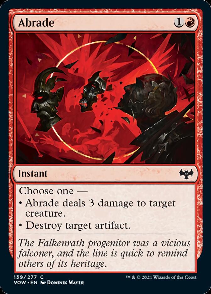 Abrade [Innistrad: Crimson Vow] | Total Play