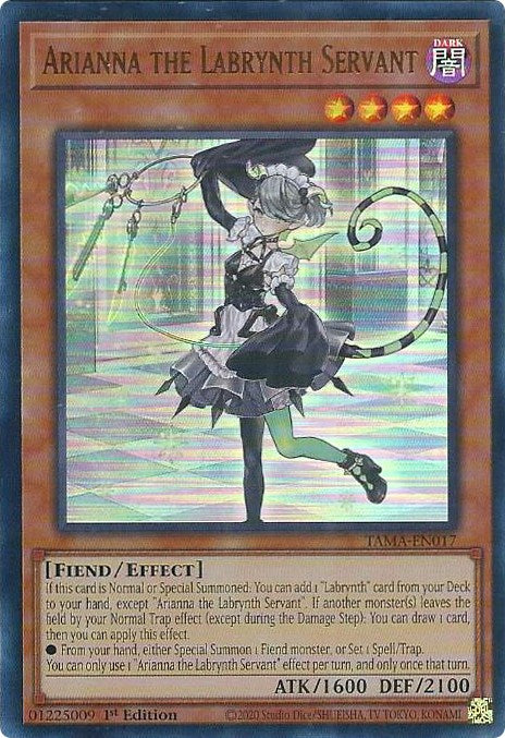 Arianna the Labrynth Servant [TAMA-EN017] Ultra Rare | Total Play